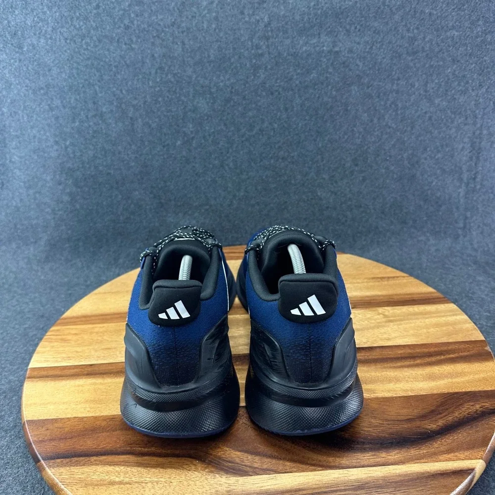 Adidas Ultrarun 5 Shoes Mens Size 12 Dark Blue White Black Running JQ3811